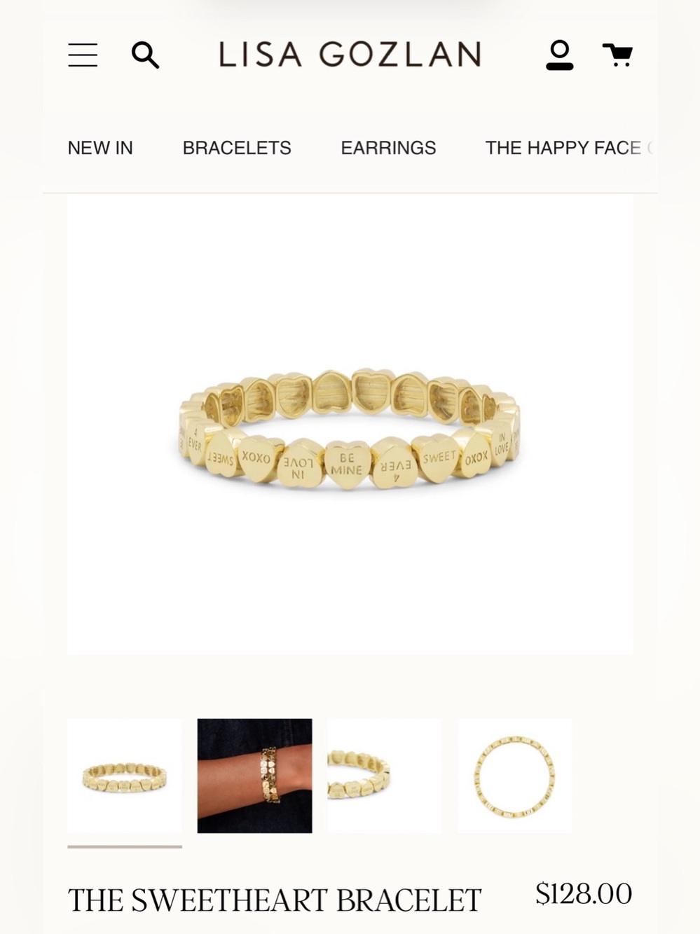 Lisa Gozlan The Sweetheart Bracelet